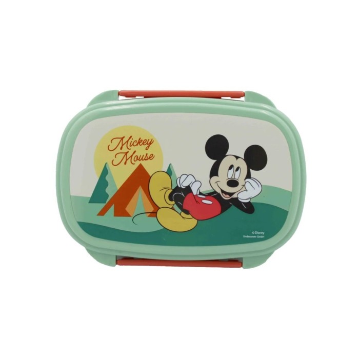 Gim Πλαστικό Παιδικό Δοχείο Φαγητού Mickey 17.5 x 12.5 x 6εκ.
