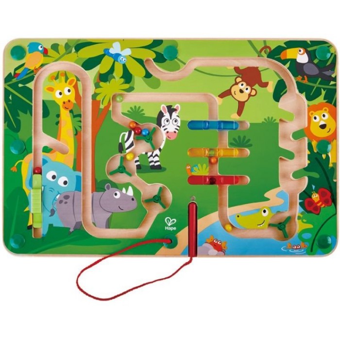 Hape Totally Amazing Ξύλινος Λαβύρινθος Ζούγκλα 