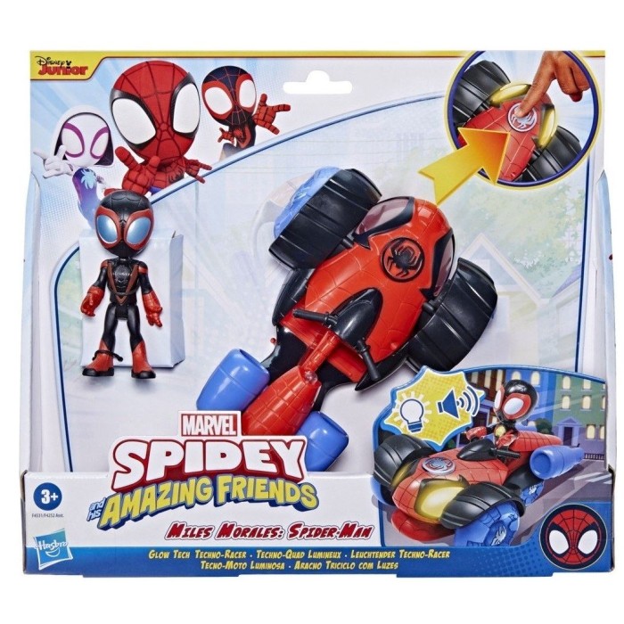 Spidey And His Amazing Friends Glow Tech Techno Racer 