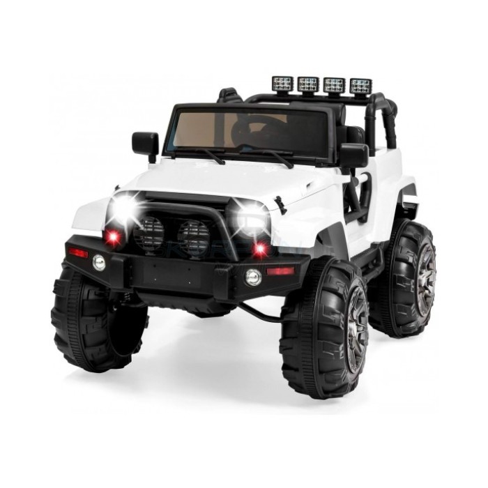 Ηλεκτροκίνητο Αυτοκίνητο JEEP Wrangler Facelift 12V Style Λευκό