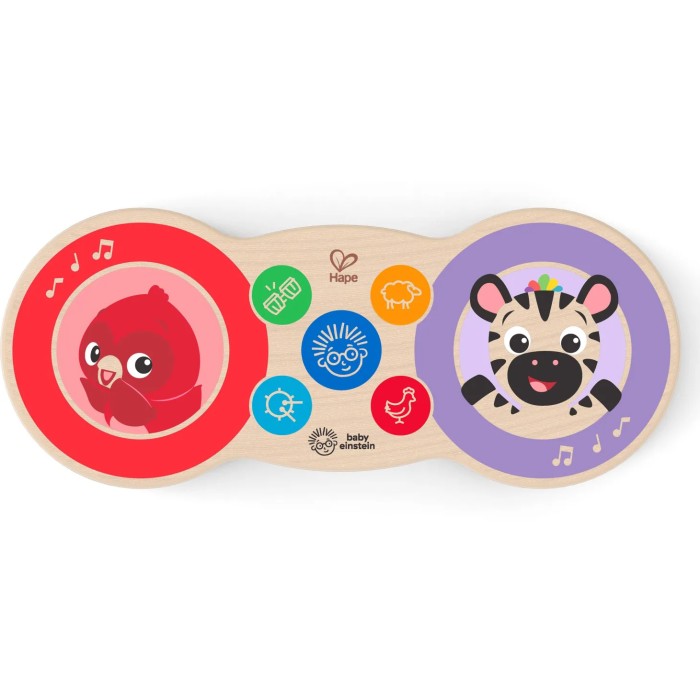 Hape Kids II Ξύλινο Magic Touch Drum Upbeat Tunes