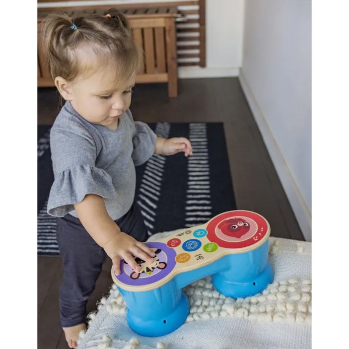 Hape Kids II Ξύλινο Magic Touch Drum Upbeat Tunes