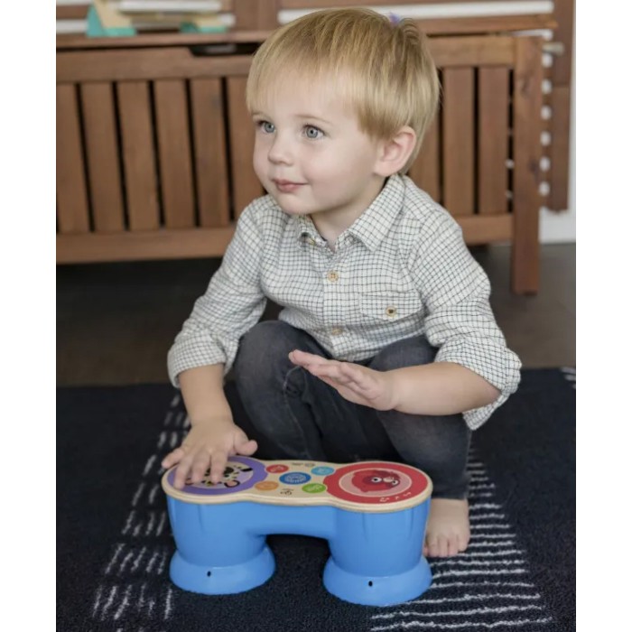 Hape Kids II Ξύλινο Magic Touch Drum Upbeat Tunes
