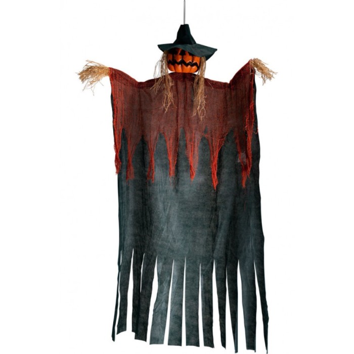Κρεμαστό Διακοσμητικό Halloween Κολοκύθα-Σκιάχτρο