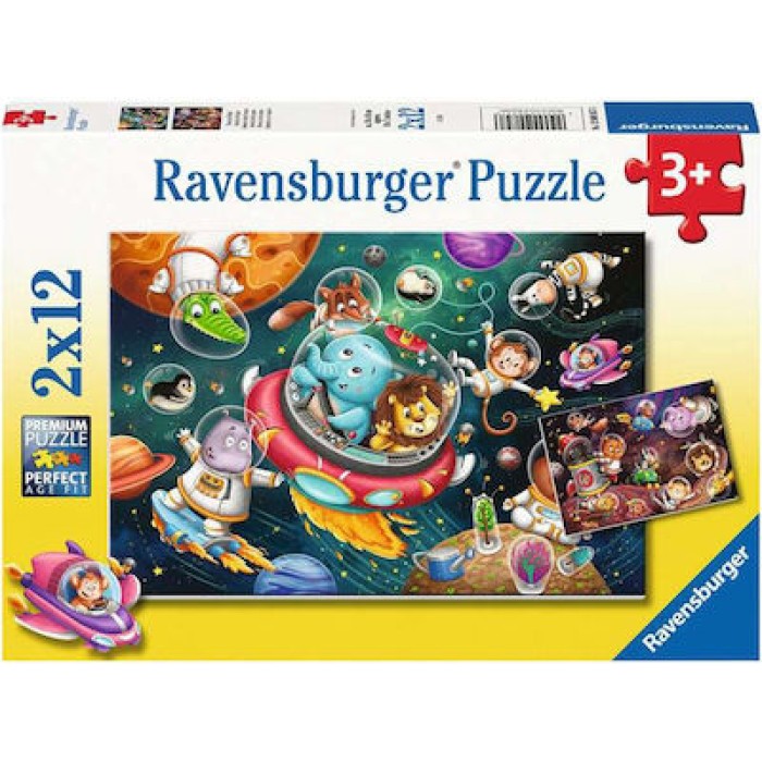 Παιδικό Puzzle Space Ravensburger 2x12
