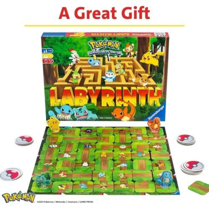 Ravensburger Επιτραπέζιο Παιχνίδι Labyrinth Pokemon για 2-4 Παίκτες 7+ Ετών (EN)