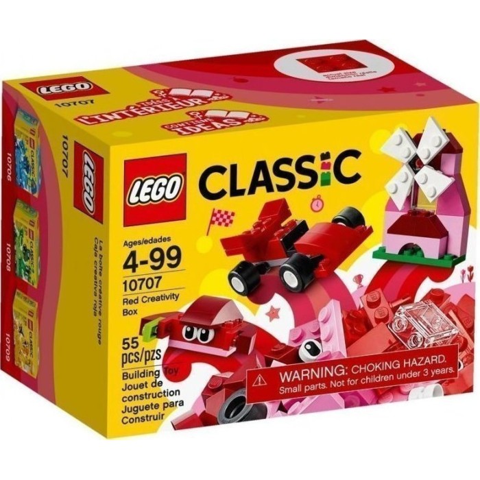 Lego Classic: Red Creativity Box 55pcs για 4 - 99 ετών