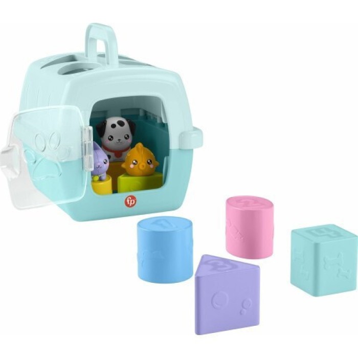 Fisher-price Βαλιτσάκι Μεταφοράς Ζωάκια Σχήματα Εκπαιδευτικό Παιχνίδι