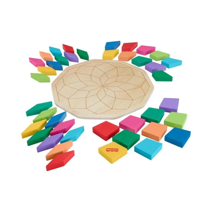 Fisher-Price - Wooden Mandala Puzzle 