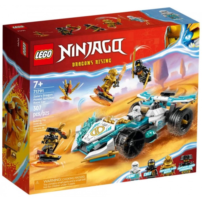 LEGO Ninjago Zane's Dragon Power Spinjitsu Race Car 