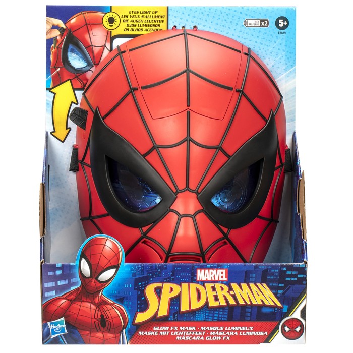 Hasbro Spiderman Marvel Spider-Man Glow FX Μάσκα, Light-Up Role Play 