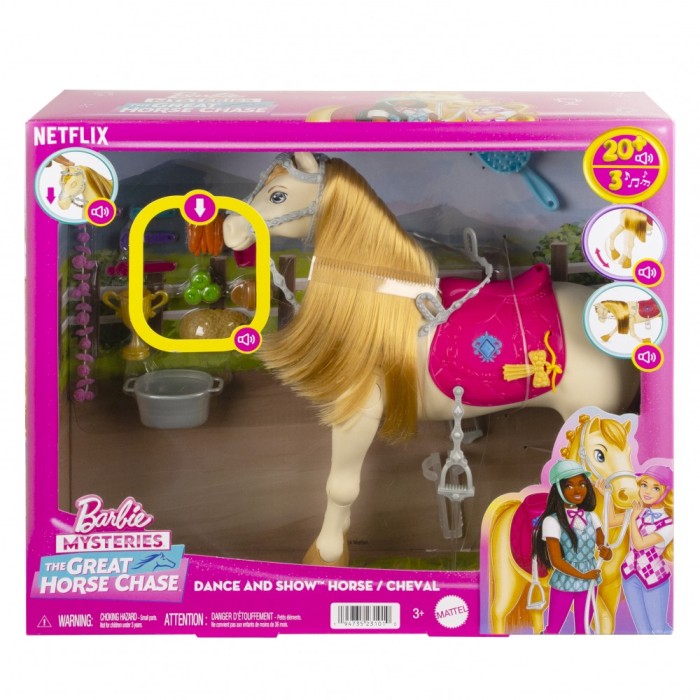 Mattel Barbie Mysteries Άλογο The Great Horse Chase Dance And Show Horse