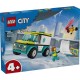 LEGO City Emergency Ambulance & Snowboarder