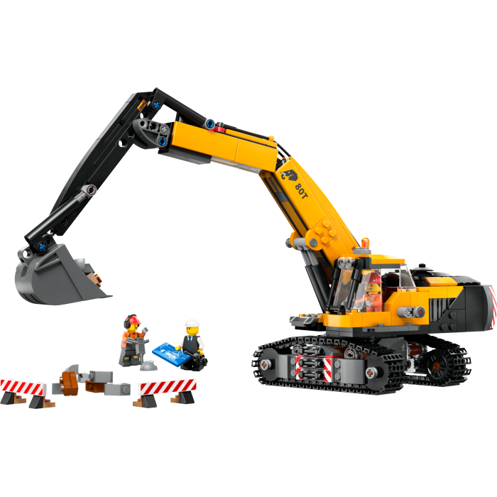 LEGO City Yellow Construction Excavator 