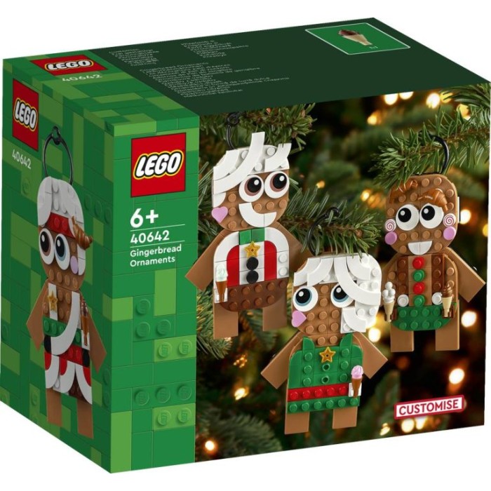 Lego Gingerbread Ornaments