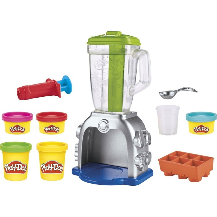Play-Doh Πλαστελίνη - Παιχνίδι Swirlin' Smoothies Blender για 3+ Ετών, 5τμχ