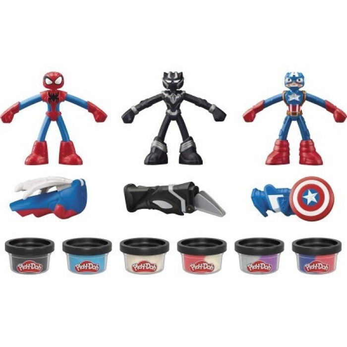 Play-Doh Πλαστελίνη - Παιχνίδι Marvel Hero Adventure για 3+ Ετών