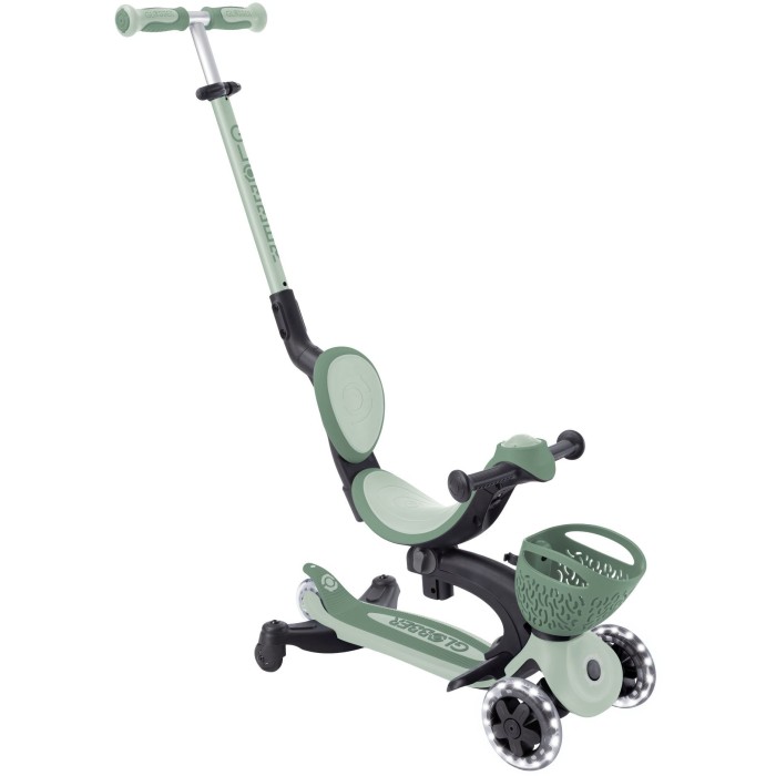 Globber Scooter Go.Up Baby Lights 360 Olive 