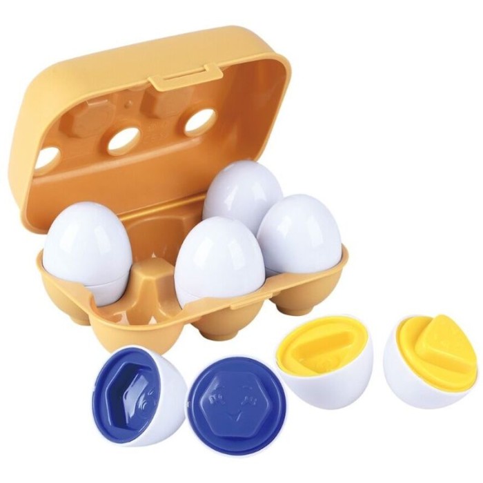 Playgo Shape Sorter Eggs Rainbow Set