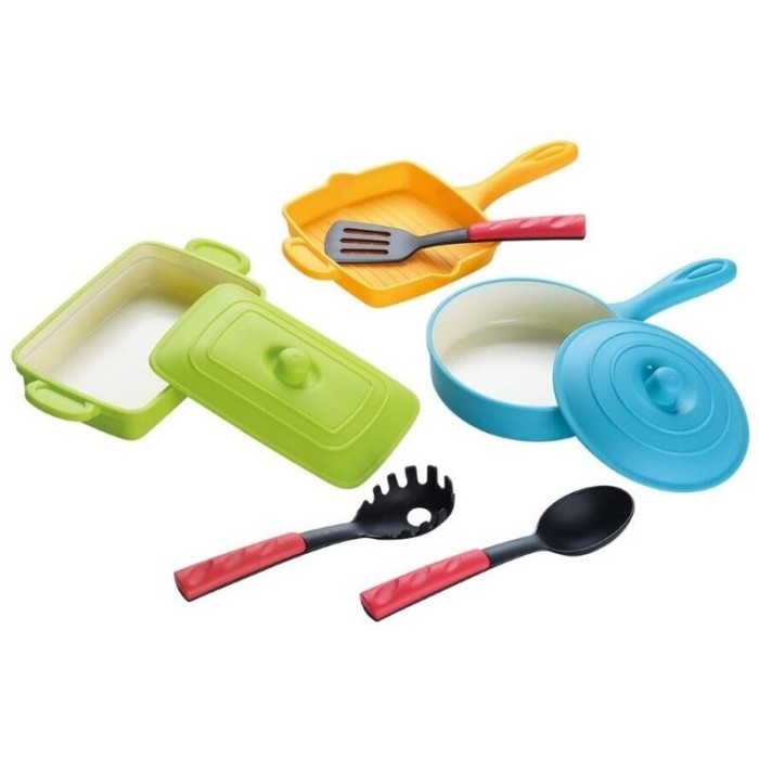 Playgo Σετ Κουζινικών Casserole & Grill Pan 8Τμχ