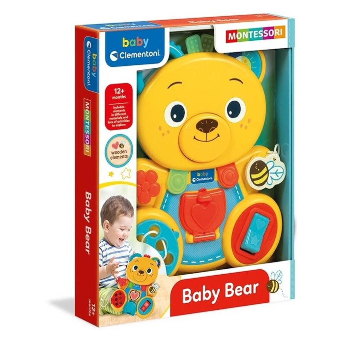 Baby Clementoni Βρεφικό Παιχνίδι Δραστηριοτήτων Αρκουδάκι