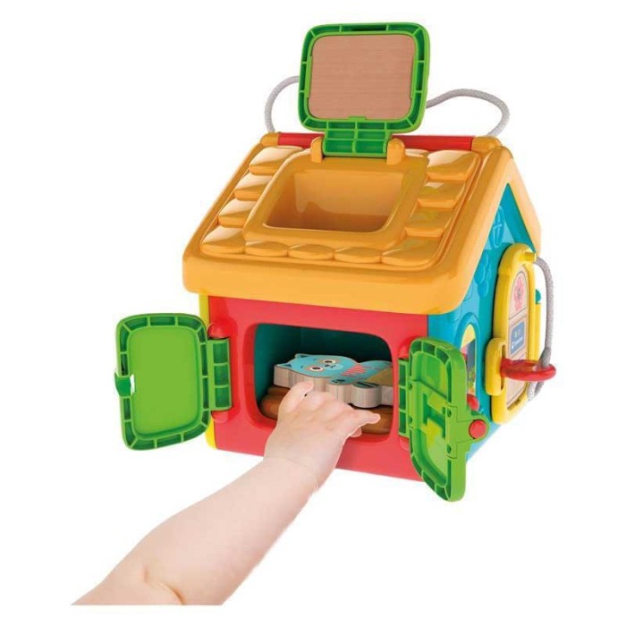 Baby Clementoni Βρεφικό Παιχνίδι Montesorri - Baby House για 18+ Μηνών