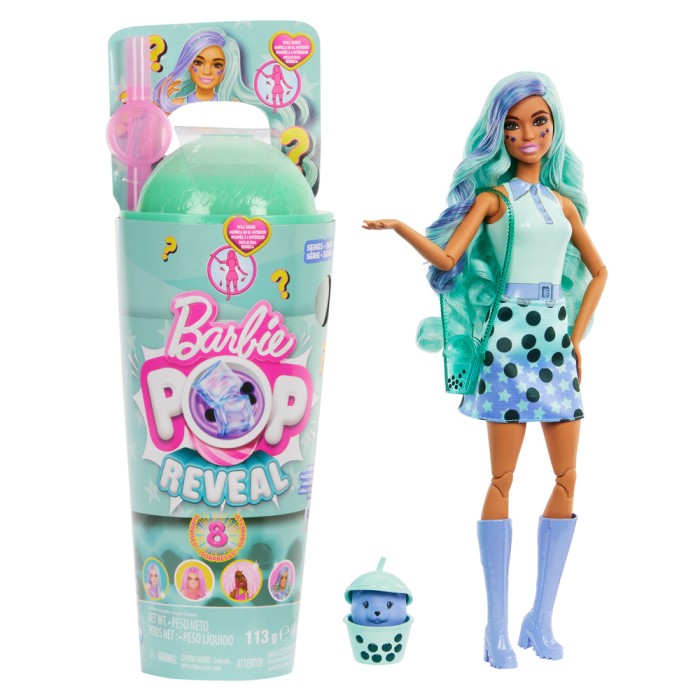 Barbie Pop Reveal Bubble Tea Κούκλα για 3+ Ετών