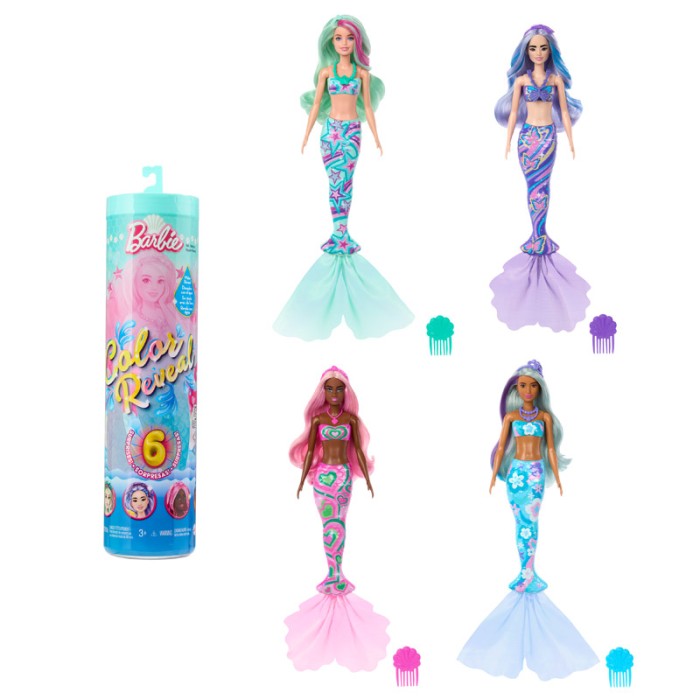 Mattel Barbie Color Reveal Ονειρικές Γοργόνες