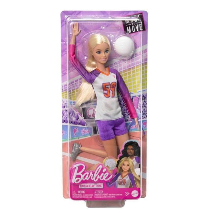 Barbie Made to Move Κούκλα Αθλήτρια Βόλεϊ 