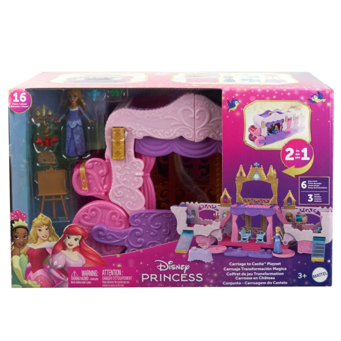 Mattel Κάστρο Που Μεταφέρεται Και Μεταμορφώνεται Σετ για 10+ Ετών