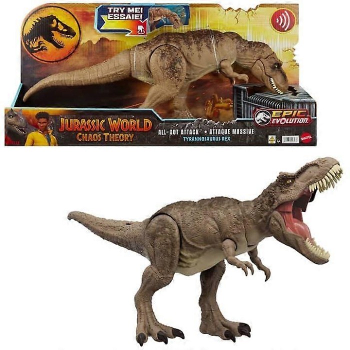 Jurassic World T-Rex Που Αφηνιάζει & Επιτίθεται