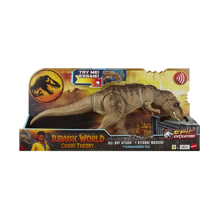 Jurassic World T-Rex Που Αφηνιάζει & Επιτίθεται
