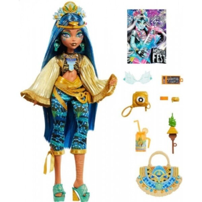 Monster High Monster Fest Κούκλα Cleo De Nile με Ενδυμασία Festival