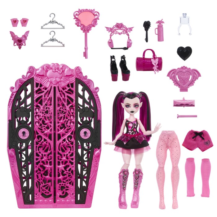 Mattel Skulltimate Secrets Monster Mysteries Draculaura Κούκλα Monster High για 4+ Ετών