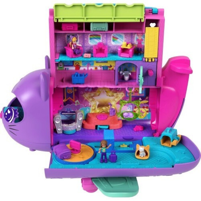 Mattel Παιχνίδι Μινιατούρα Adventures In Rio, Kitty Airways Polly Pocket για 4+ Ετών