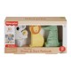 Fisher Price Παιχνίδι Στοίβαξης Ζωάκια από Ξύλο για 12+ Μηνών