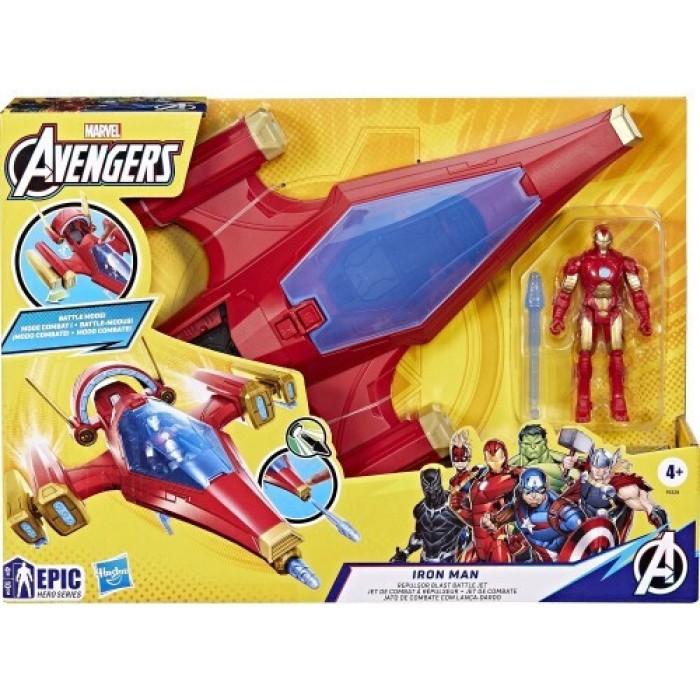 Φιγούρα Δράσης Marvel Avengers Iron Man Epic Hero Series 10.16εκ.