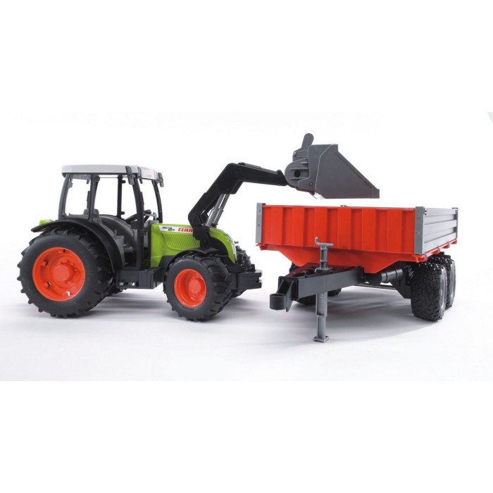 Bruder Τρακτέρ Claas Nectis 267F Με Φορτωτή & Καρότσα