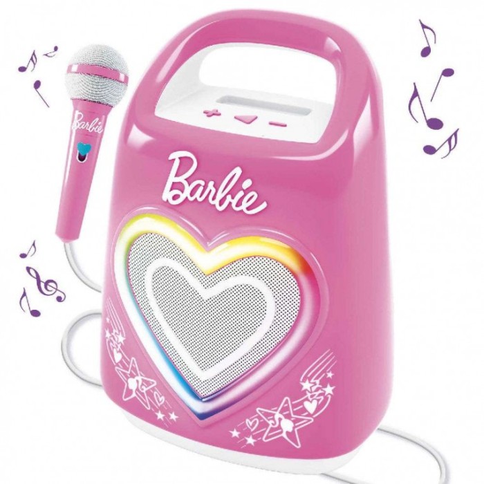 Barbie Party Partymaker Φορητό Ηχείο Bluetooth Καραόκε με Μικρόφωνο