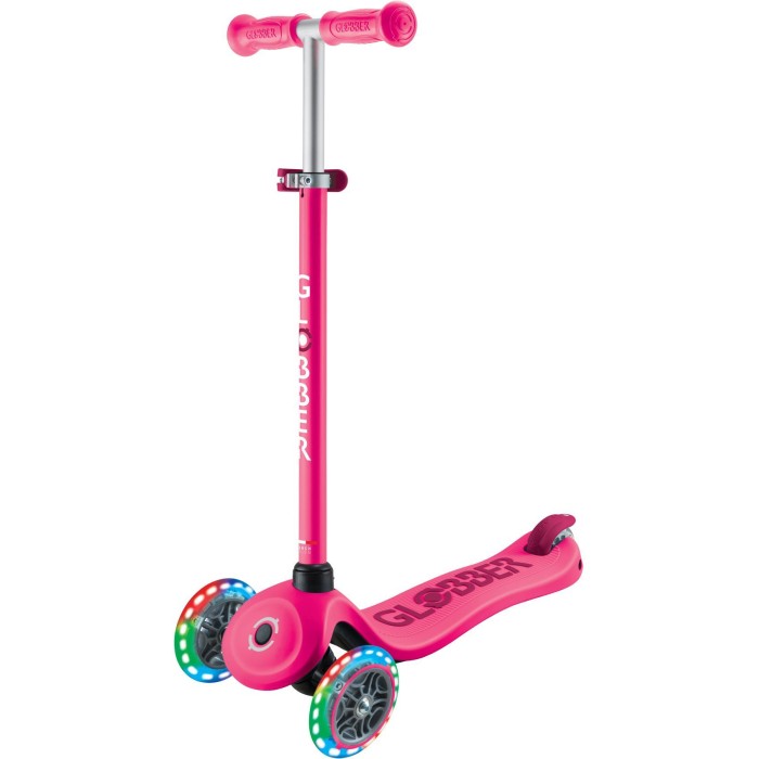 Globber Scooter Go.Up Sporty Lights Funchsia