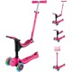 Globber Scooter Go.Up Sporty Lights Funchsia