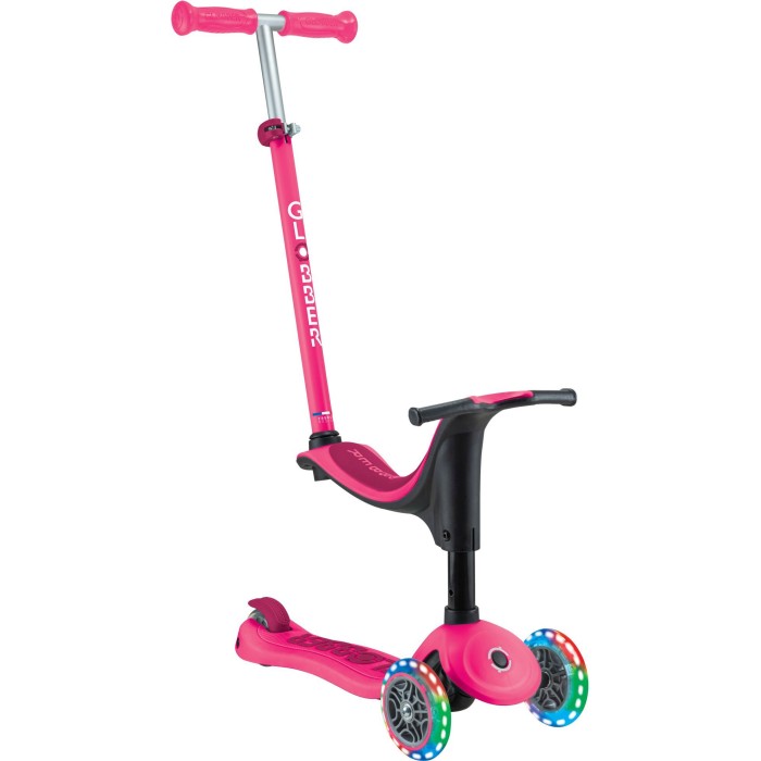 Globber Scooter Go.Up Sporty Lights Funchsia