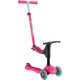Globber Scooter Go.Up Sporty Lights Funchsia