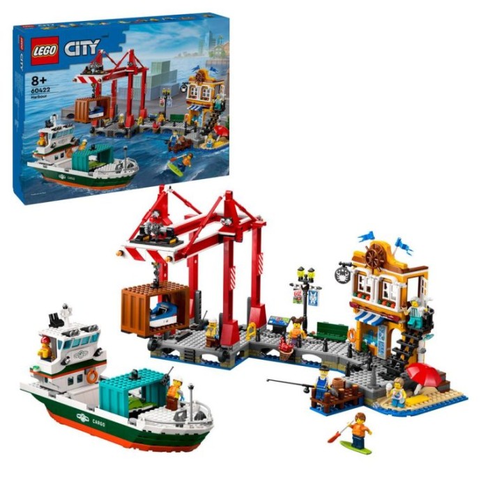 Lego Seaside Harbor With Cargo Ship