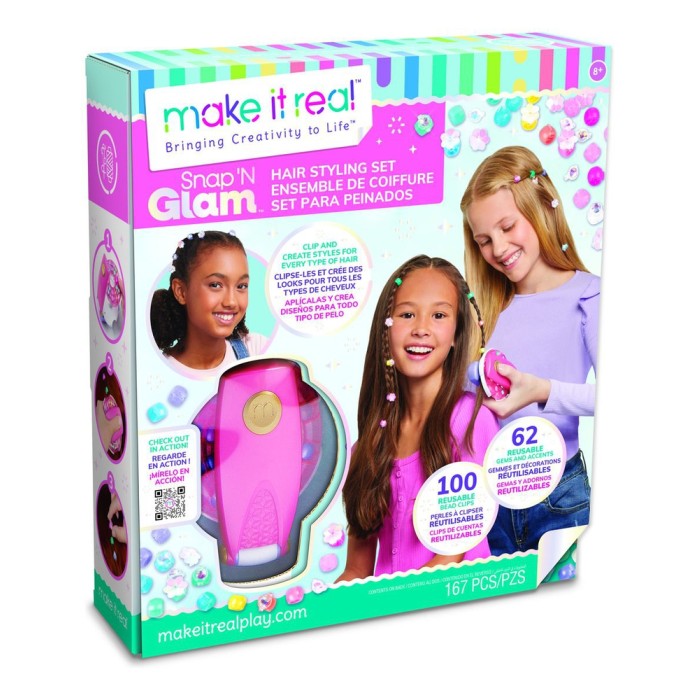 Make it Real – Jewerly Snap ‘n Glam Hair styling set