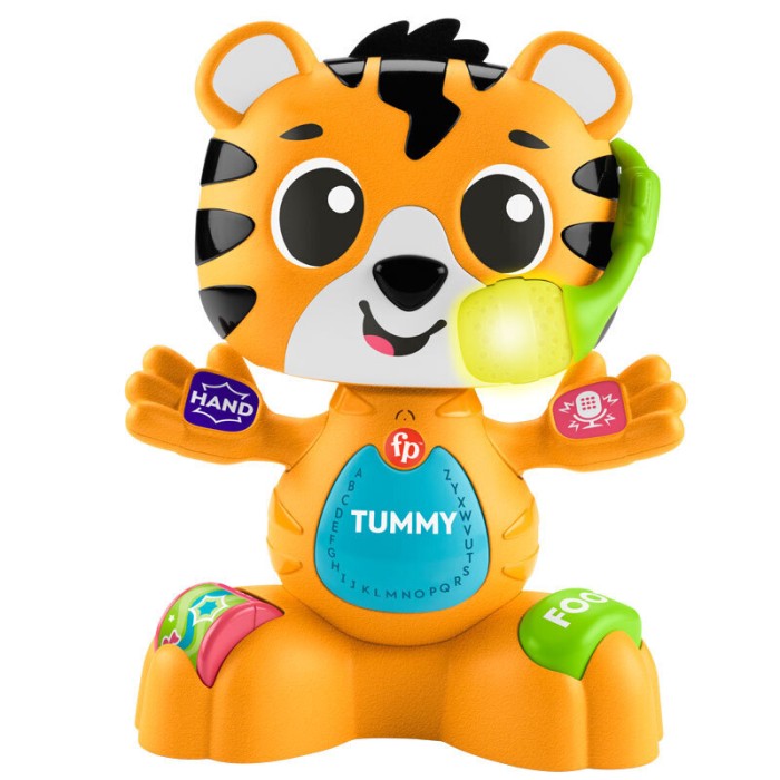 Fisher Price Ζωάκι Link Squad Τίγρης ο Τραγουδιστούλης με Μουσική και Ήχους για 9+ Μηνών