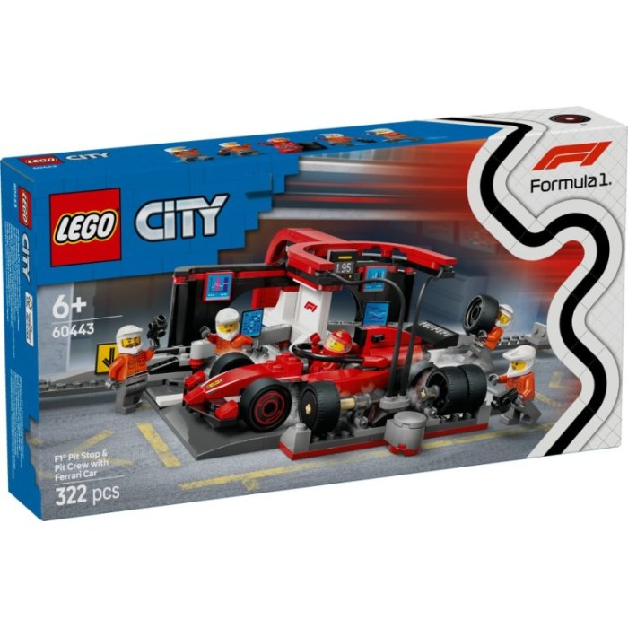 Lego F1® Pit Stop & Pit Crew With Ferrari Car