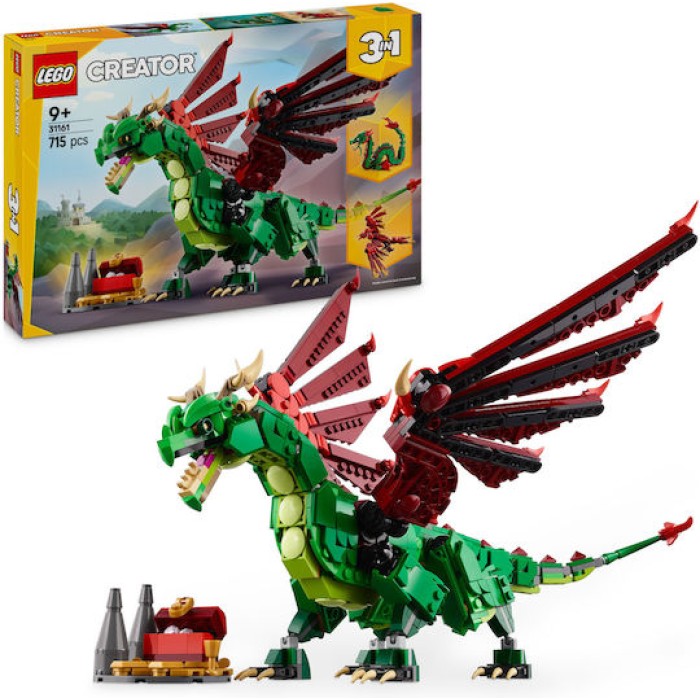 Lego Creator 3-in-1 Medieval Dragon για 9+ Ετών 
