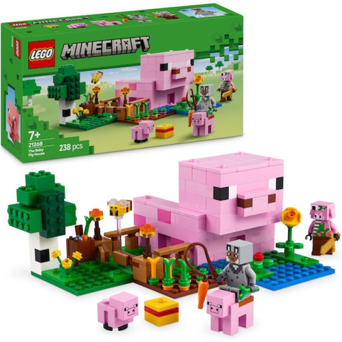 Lego Minecraft The Baby Pig House για 7+ Ετών