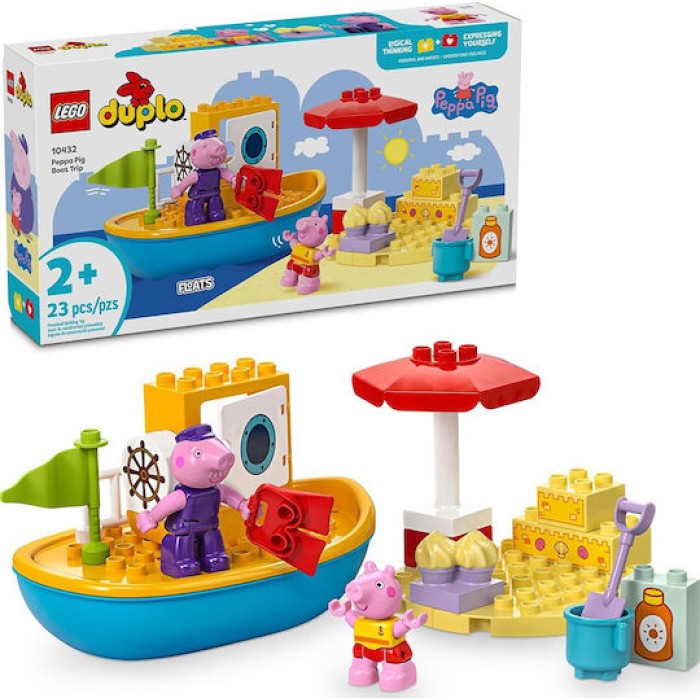 Lego Duplo Peppa Pig Boat Trip για 2+ Ετών